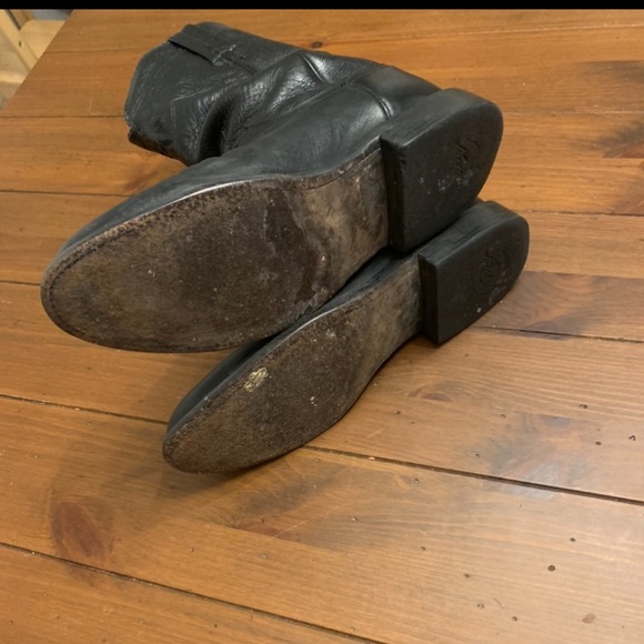 Lucchese Calf Skin Roper boots - black - Picture 2 of 5